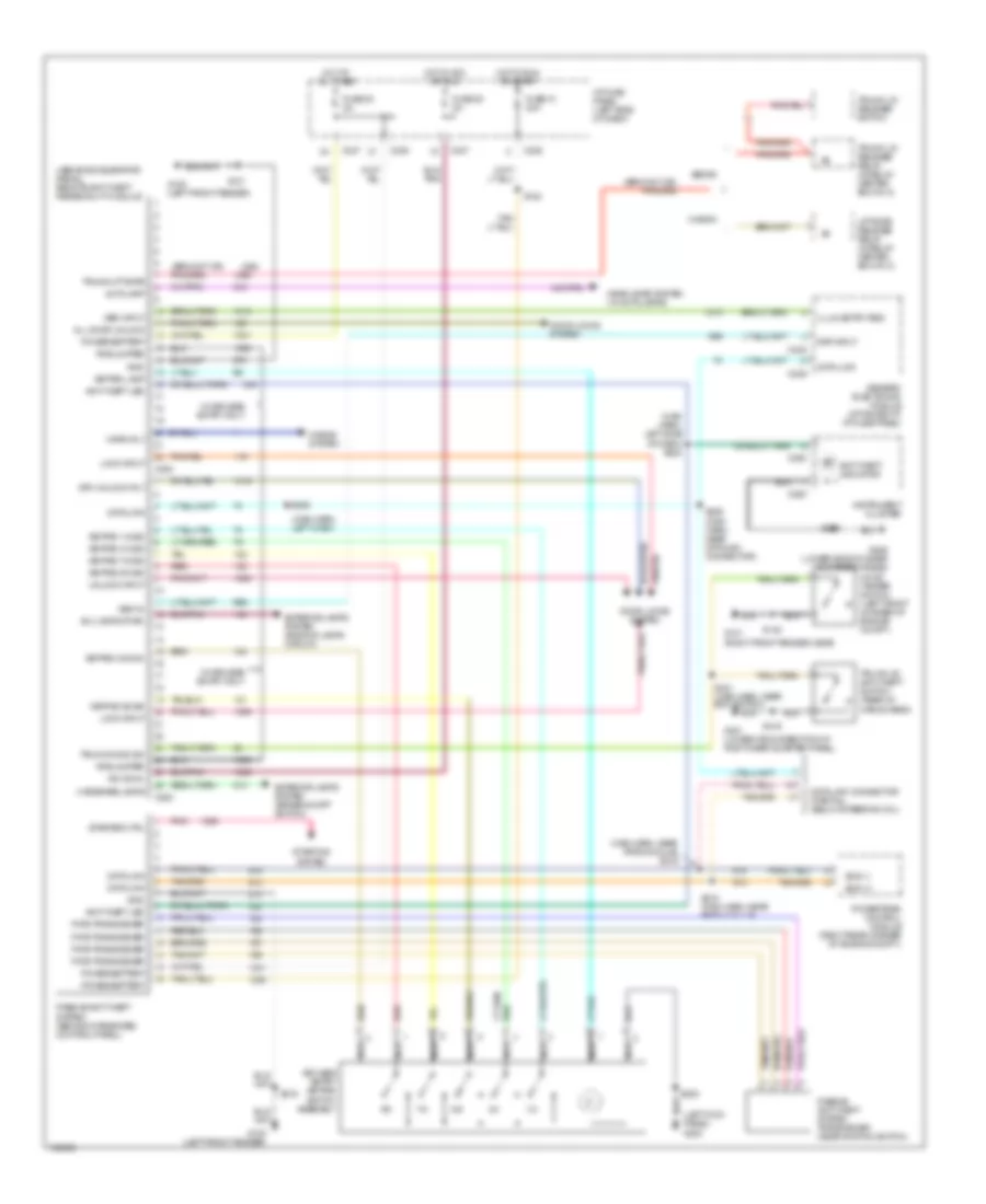 Anti theft Wiring Diagram for Mercury Sable LS 1998