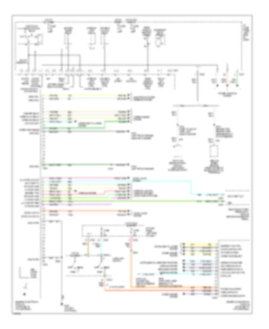 Body Computer Wiring Diagrams for Mercury Sable LS 1998