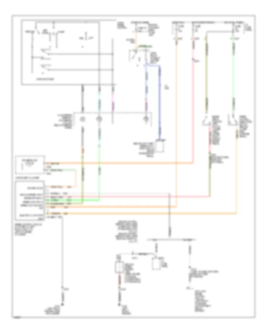 Cruise Control Wiring Diagram for Mercury Sable LS 1998