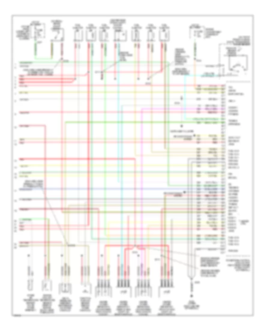 3 0L 12 Valve Engine Performance Wiring Diagrams 3 of 3 for Mercury Sable LS 1998