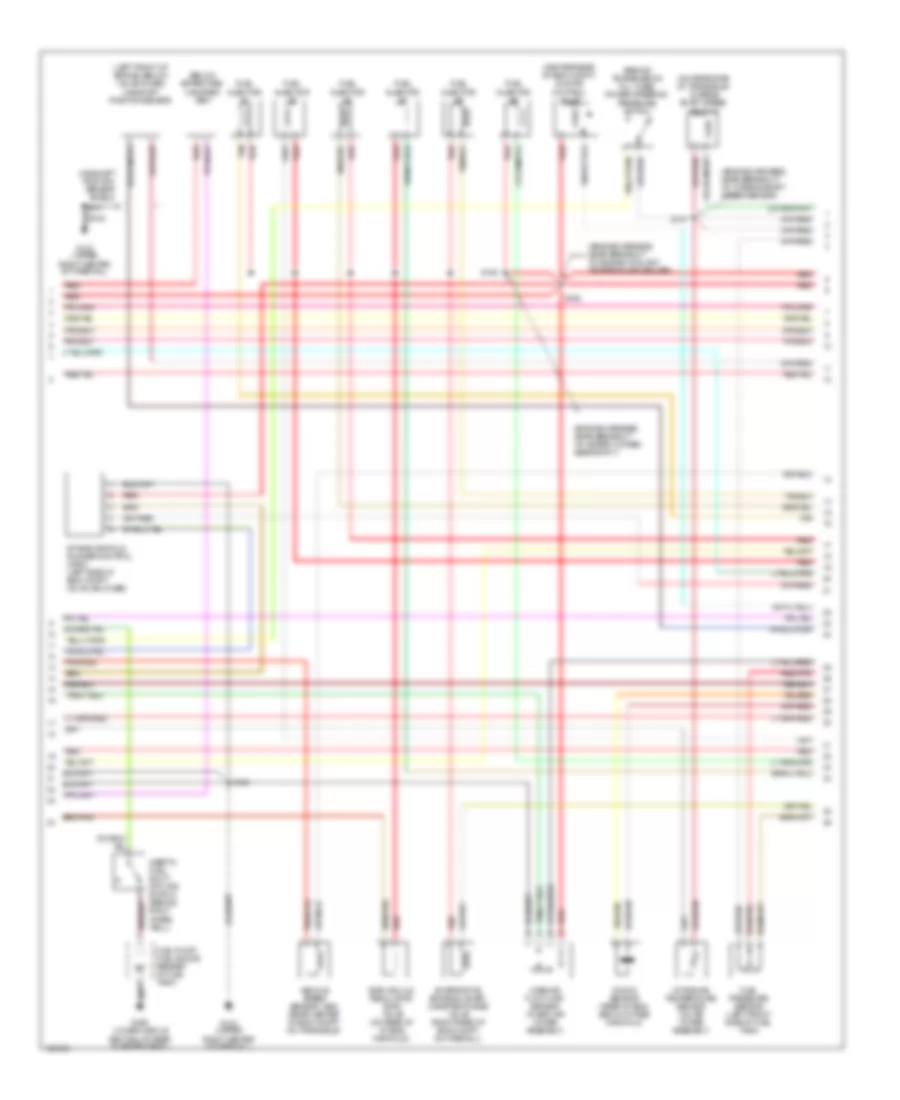 3 0L 24 Valve Engine Performance Wiring Diagrams 2 of 3 for Mercury Sable LS 1998