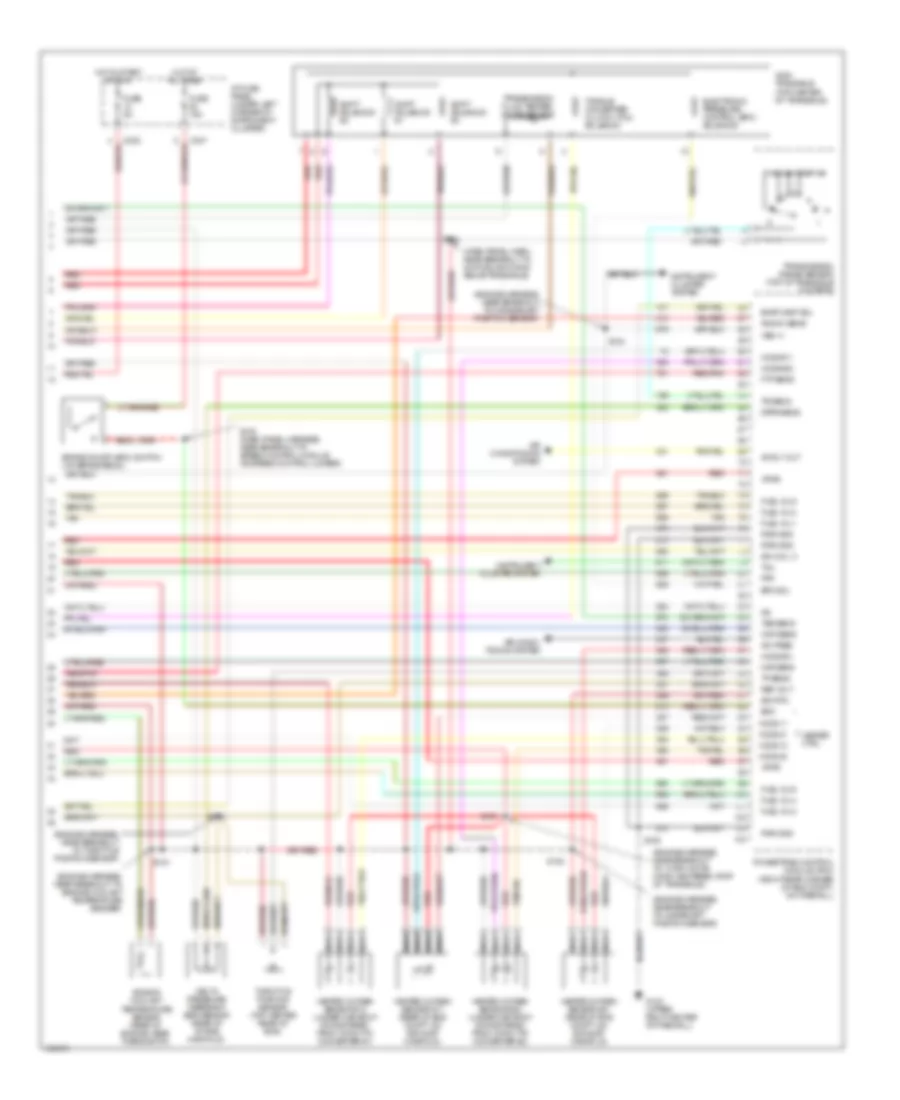 3 0L 24 Valve Engine Performance Wiring Diagrams 3 of 3 for Mercury Sable LS 1998