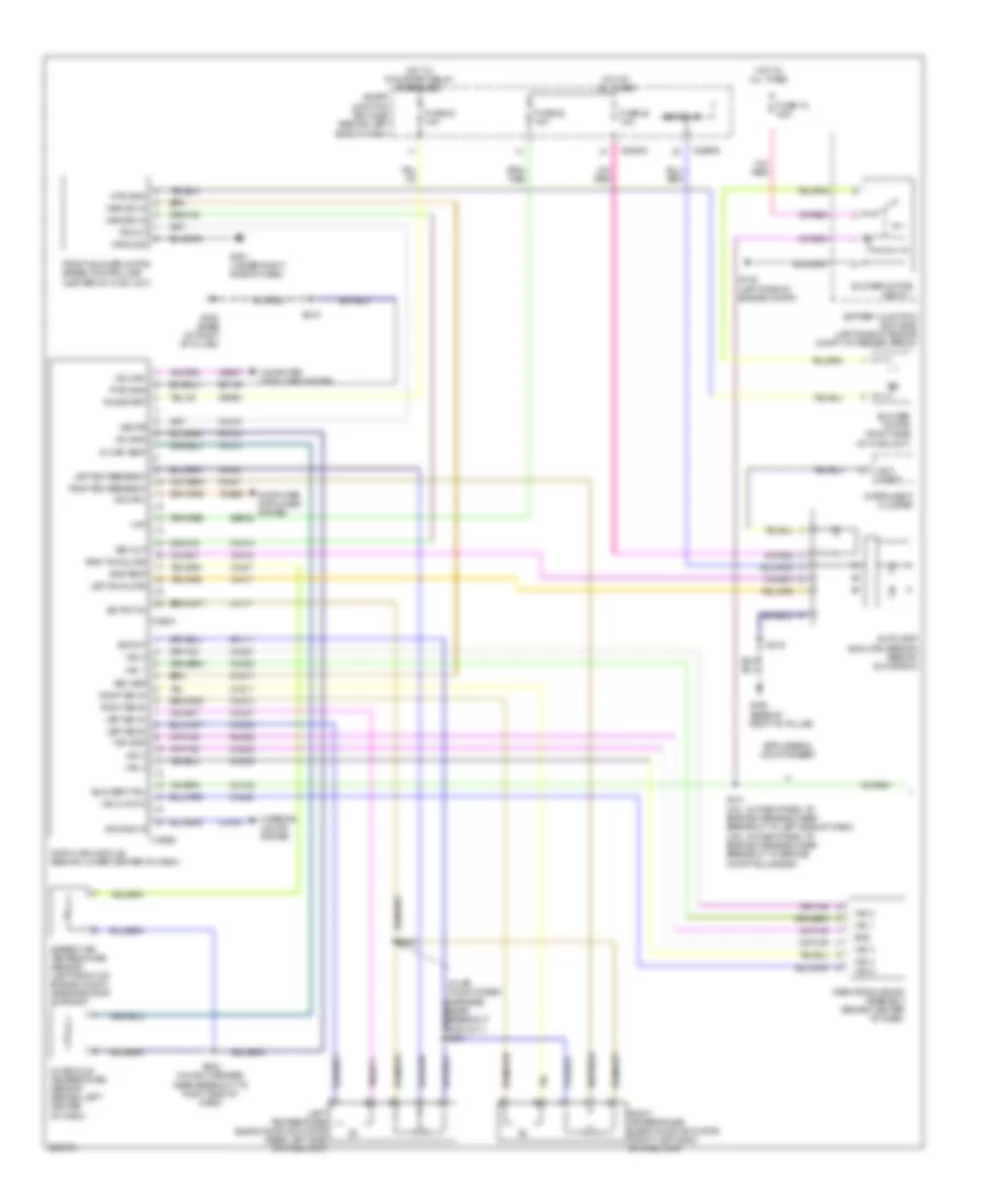 Электросхема кондиционера (1 из 2) для Mercury Mountaineer 2009