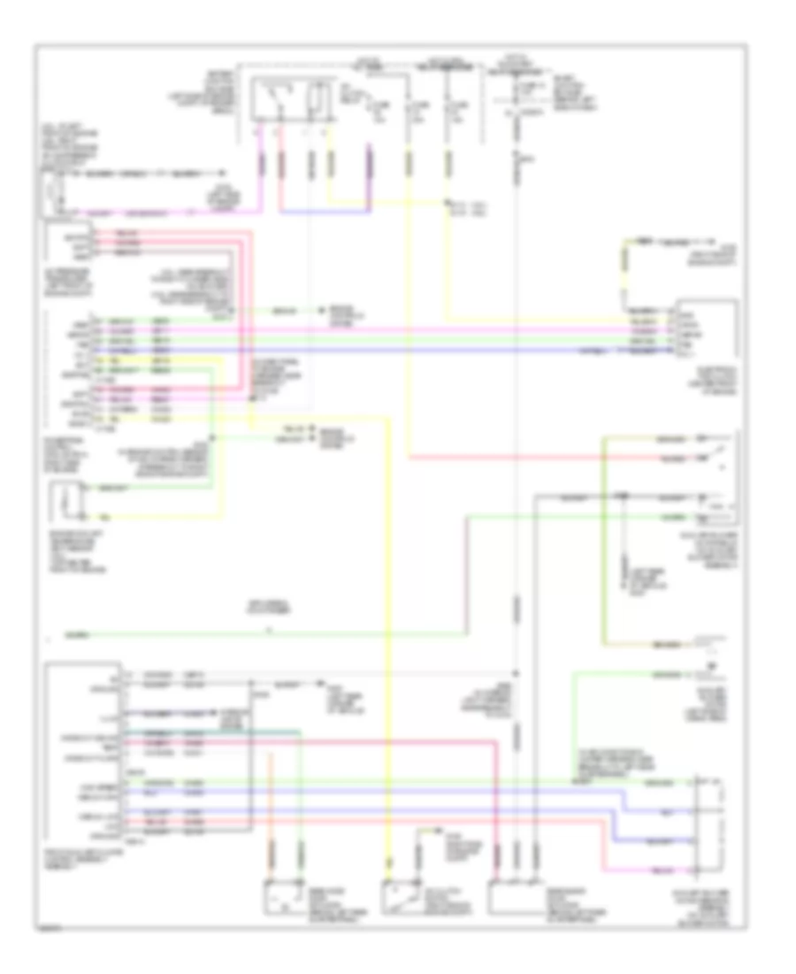 Automatic A C Wiring Diagram 2 of 2 for Mercury Mountaineer 2009