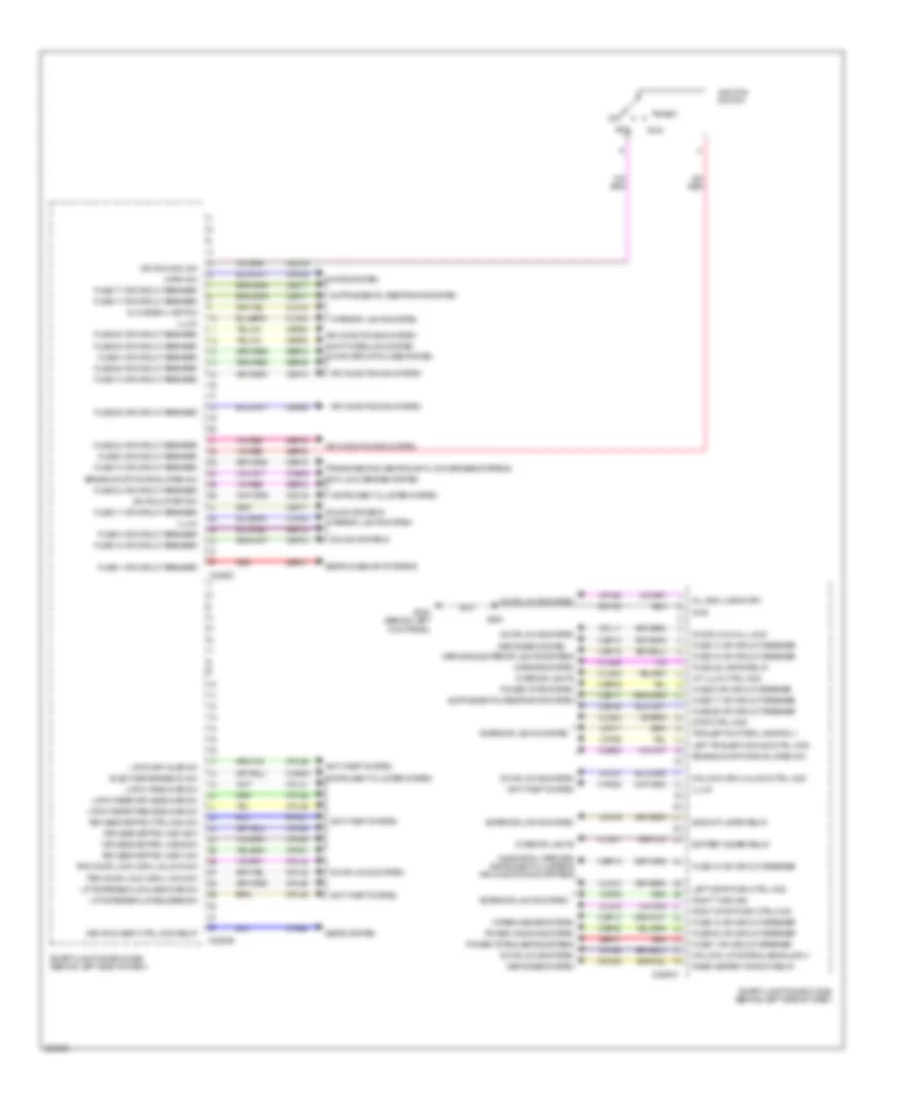 Body Control Modules Wiring Diagram 1 of 2 for Mercury Mountaineer 2009