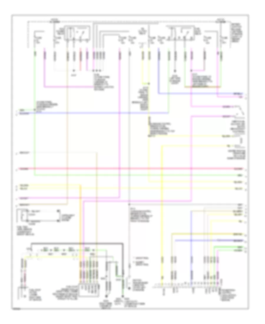 4.0L, Engine Performance Wiring Diagram (2 of 5) for Mercury Mountaineer 2009