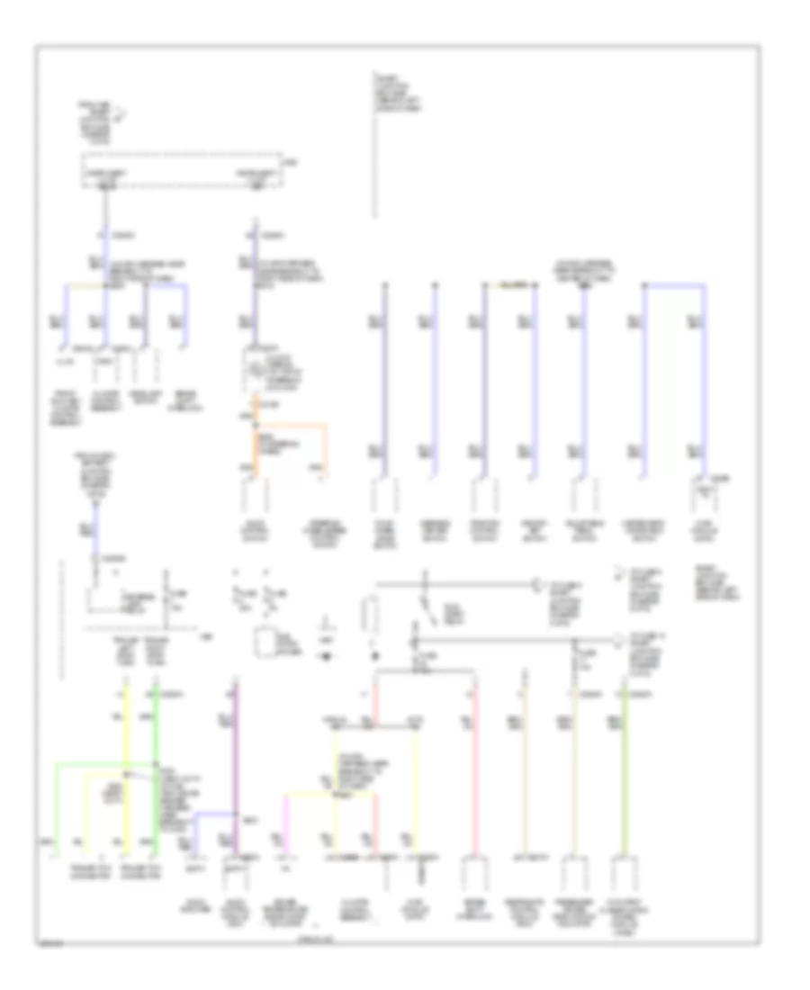 Power Distribution Wiring Diagram (4 of 6) for Mercury Mountaineer 2009