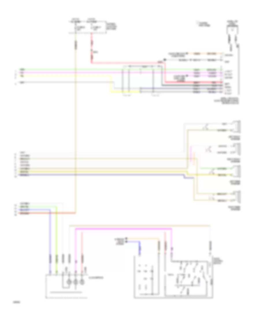 Premium Radio Wiring Diagram, without SYNC (3 of 3) for Mercury Mountaineer 2009