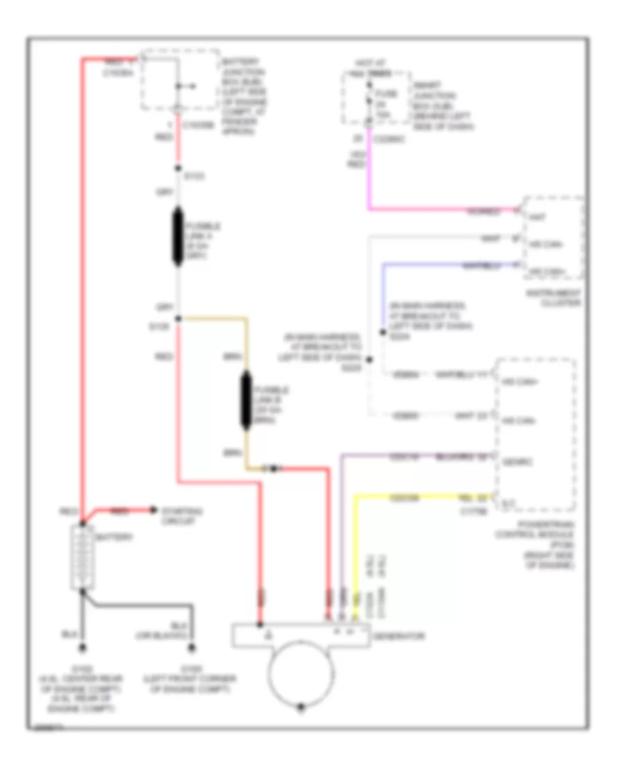Charging Wiring Diagram for Mercury Mountaineer 2009