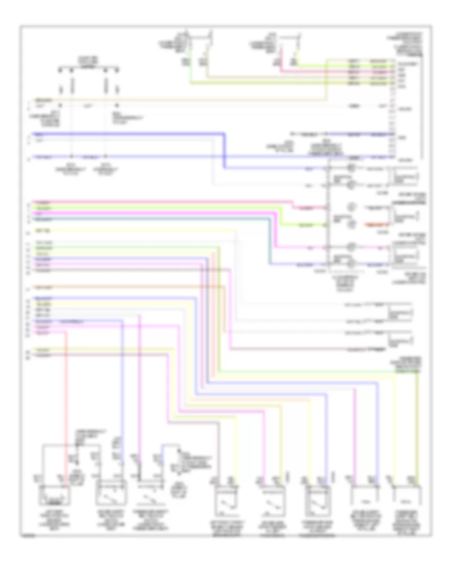 Supplemental Restraints Wiring Diagram (2 of 2) for Mercury Mountaineer 2009