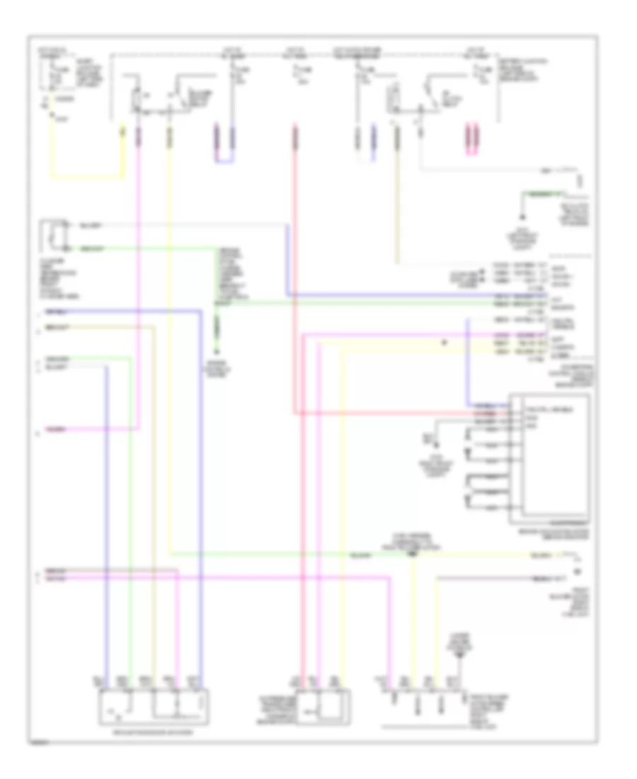 Automatic A C Wiring Diagram 2 of 2 for Mercury Sable 2009