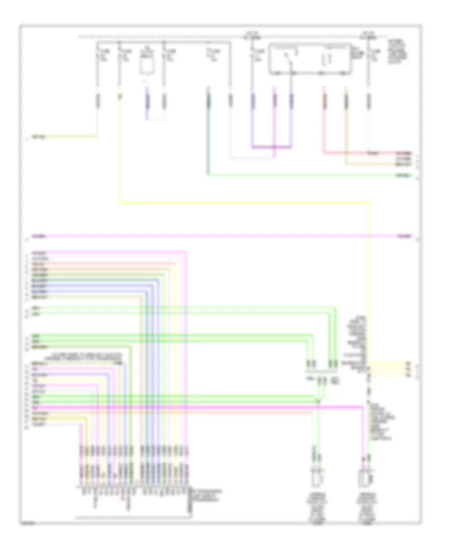 3.5L, Engine Performance Wiring Diagram (4 of 6) for Mercury Sable 2009