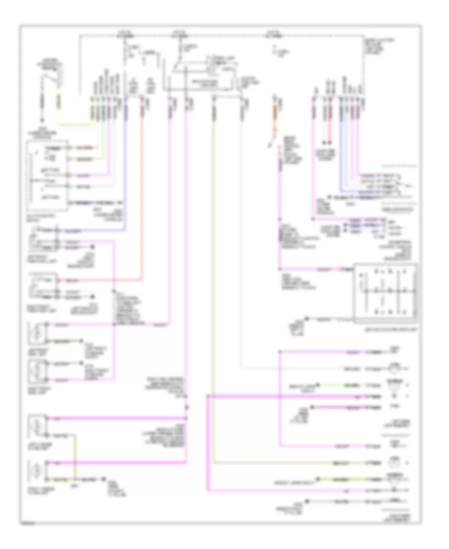 Exterior Lamps Wiring Diagram for Mercury Sable 2009
