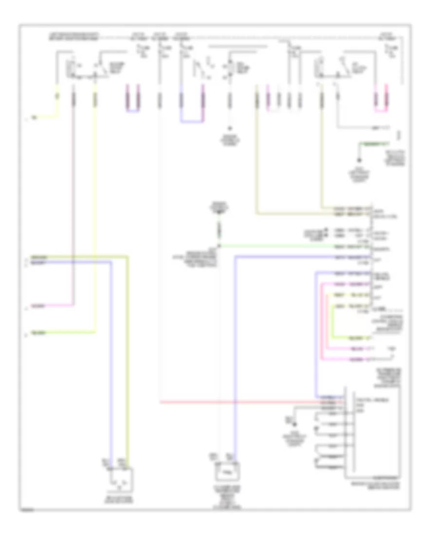 Manual AC Wiring Diagram (2 of 2) for Mercury Sable Premier 2009