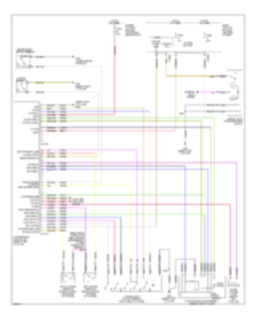Power Liftgate Wiring Diagram for Mercury Sable Premier 2009