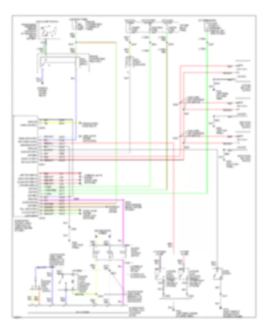 Anti theft Wiring Diagram for Mercury Villager GS 1998
