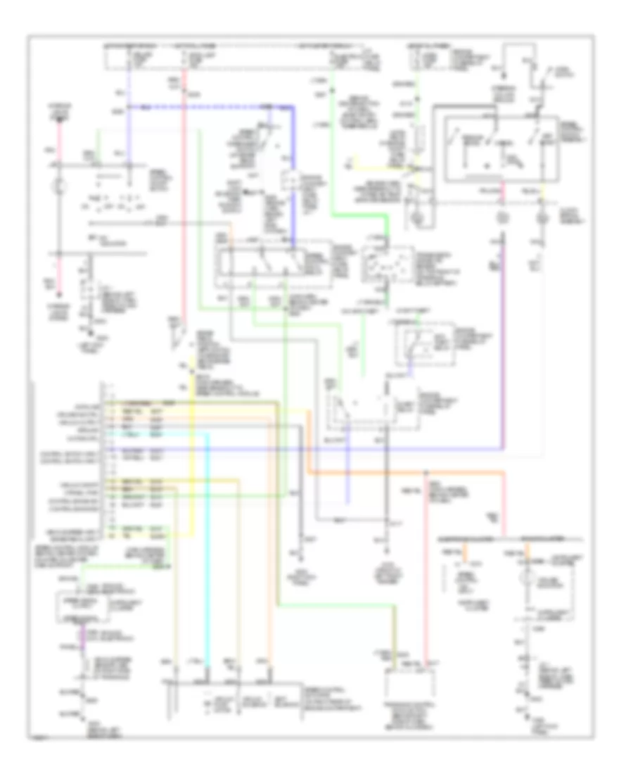 Cruise Control Wiring Diagram for Mercury Villager GS 1998
