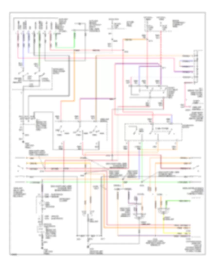 Autolamps Wiring Diagram for Mercury Villager GS 1998