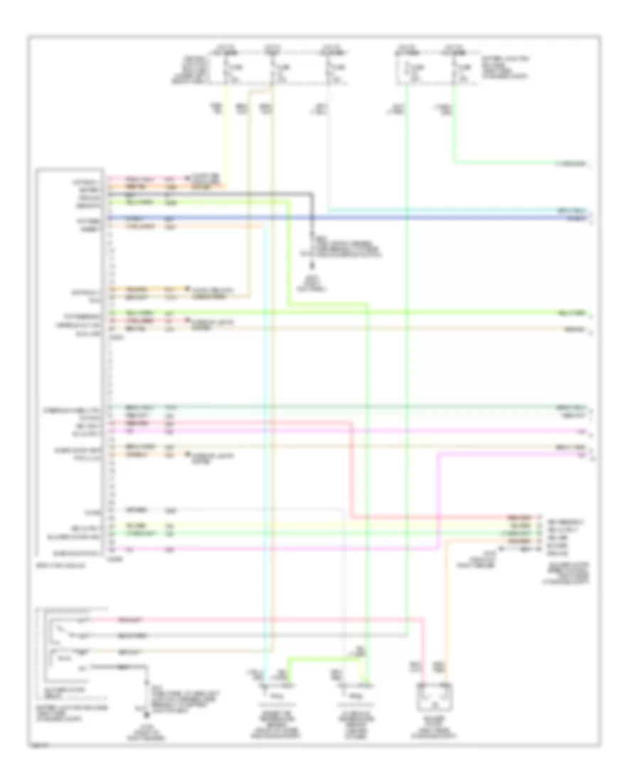 Электросхема кондиционера (1 из 2) для Mercury Grand Marquis LS 2010