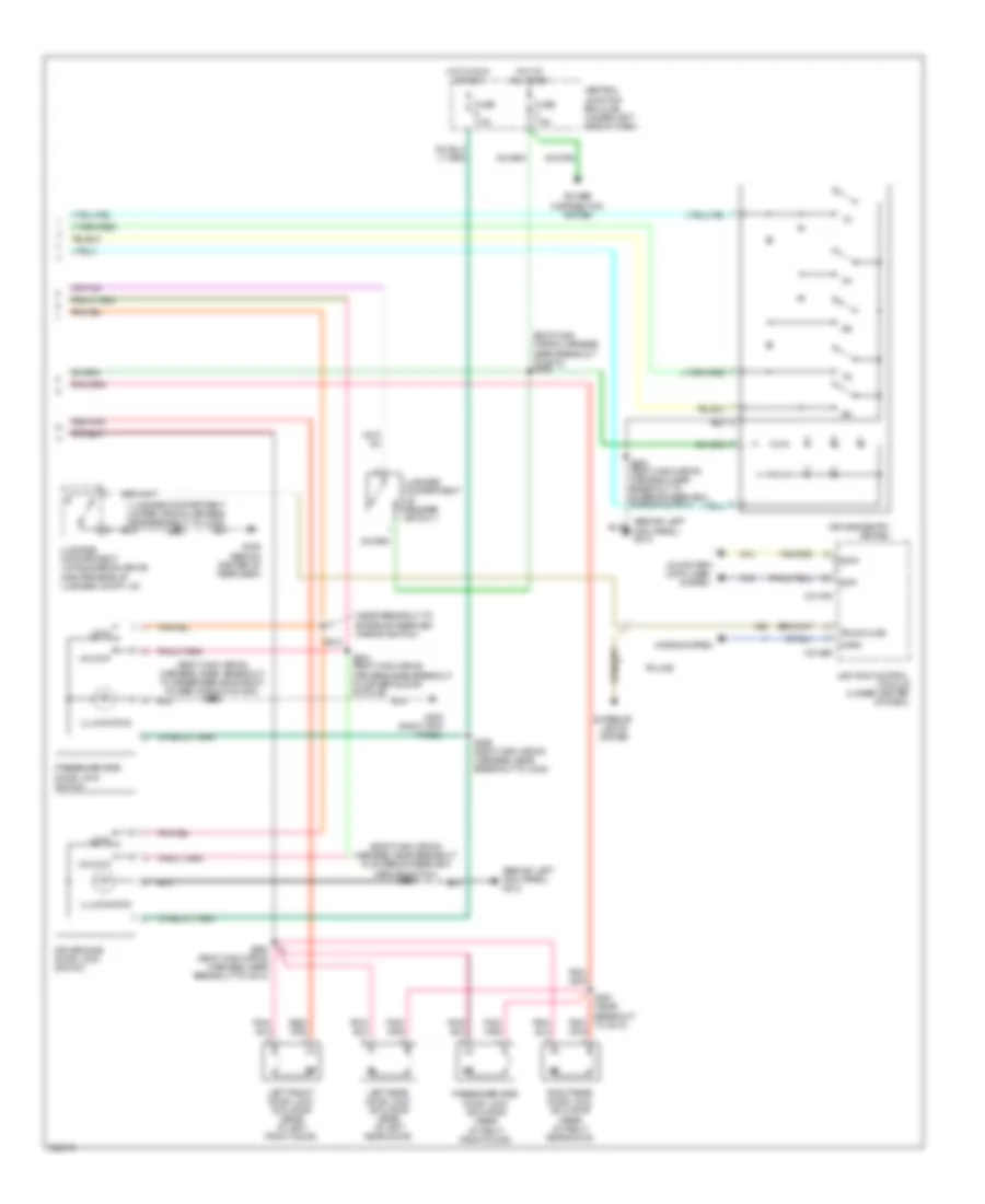 Forced Entry Wiring Diagram 2 of 2 for Mercury Grand Marquis LS 2010