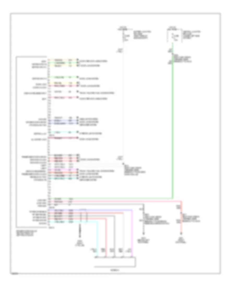 Body Control Modules Wiring Diagram for Mercury Grand Marquis LS 2010