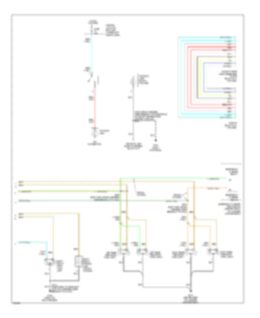 Exterior Lamps Wiring Diagram (2 of 2) for Mercury Grand Marquis LS 2010