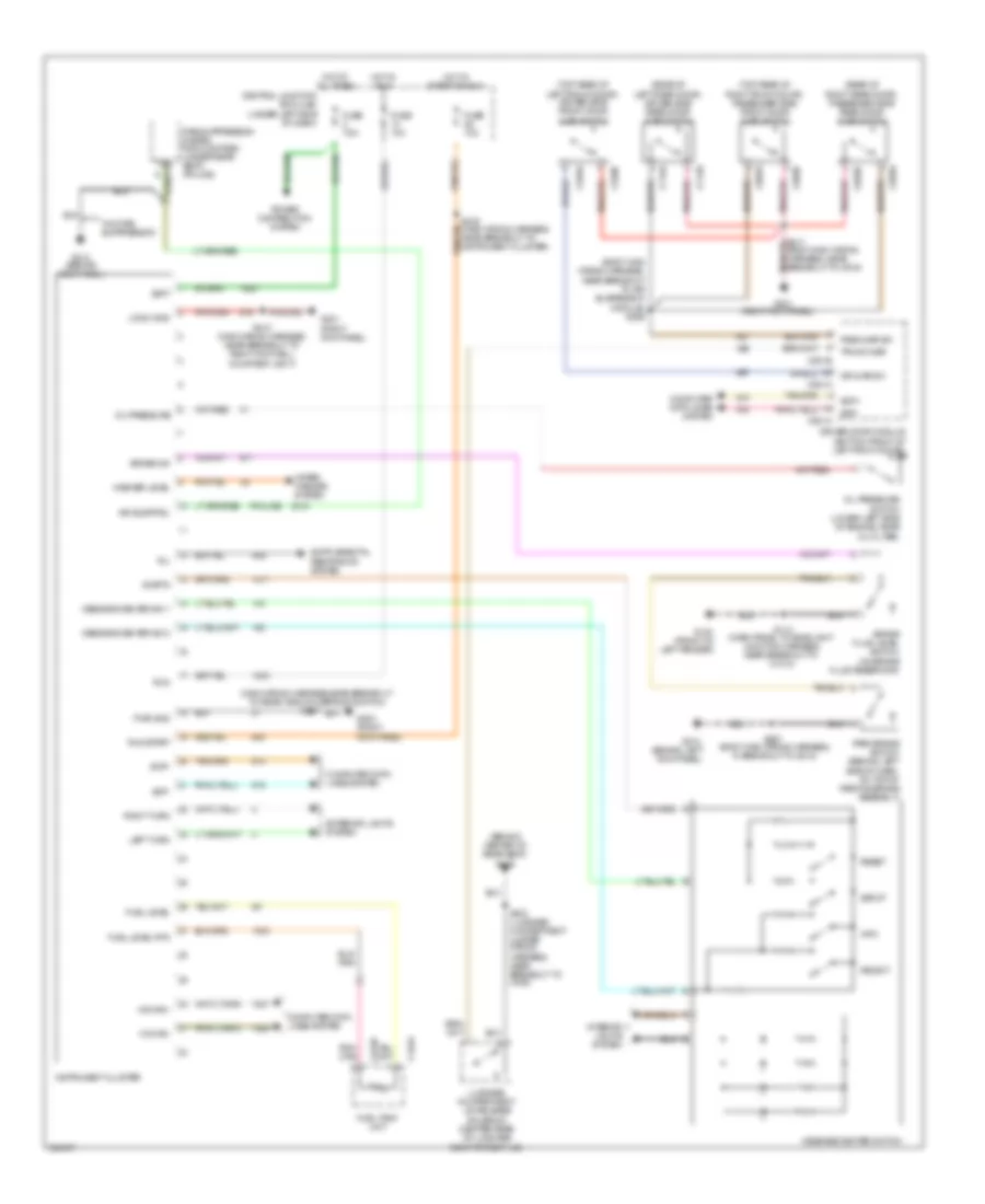 Instrument Cluster Wiring Diagram for Mercury Grand Marquis LS 2010