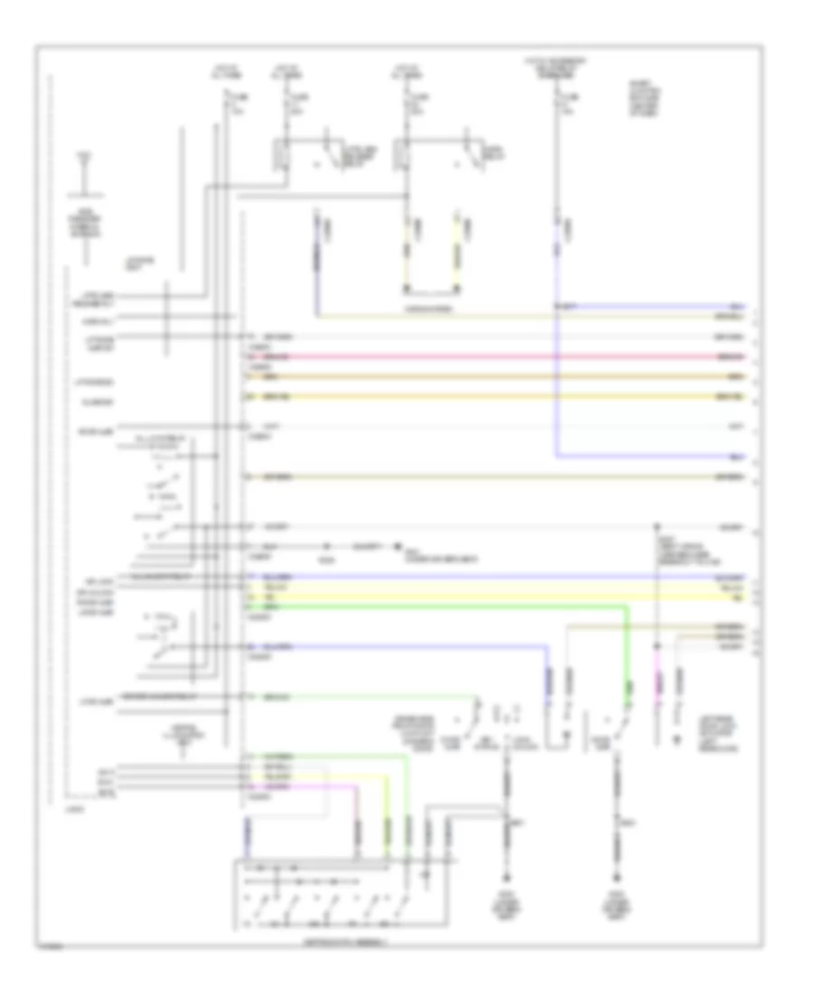 Forced Entry Wiring Diagram 1 of 2 for Mercury Mariner 2010