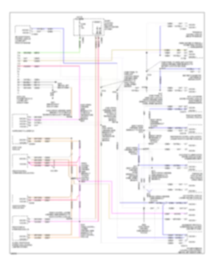 Computer Data Lines Wiring Diagram Hybrid with GPS for Mercury Mariner 2010