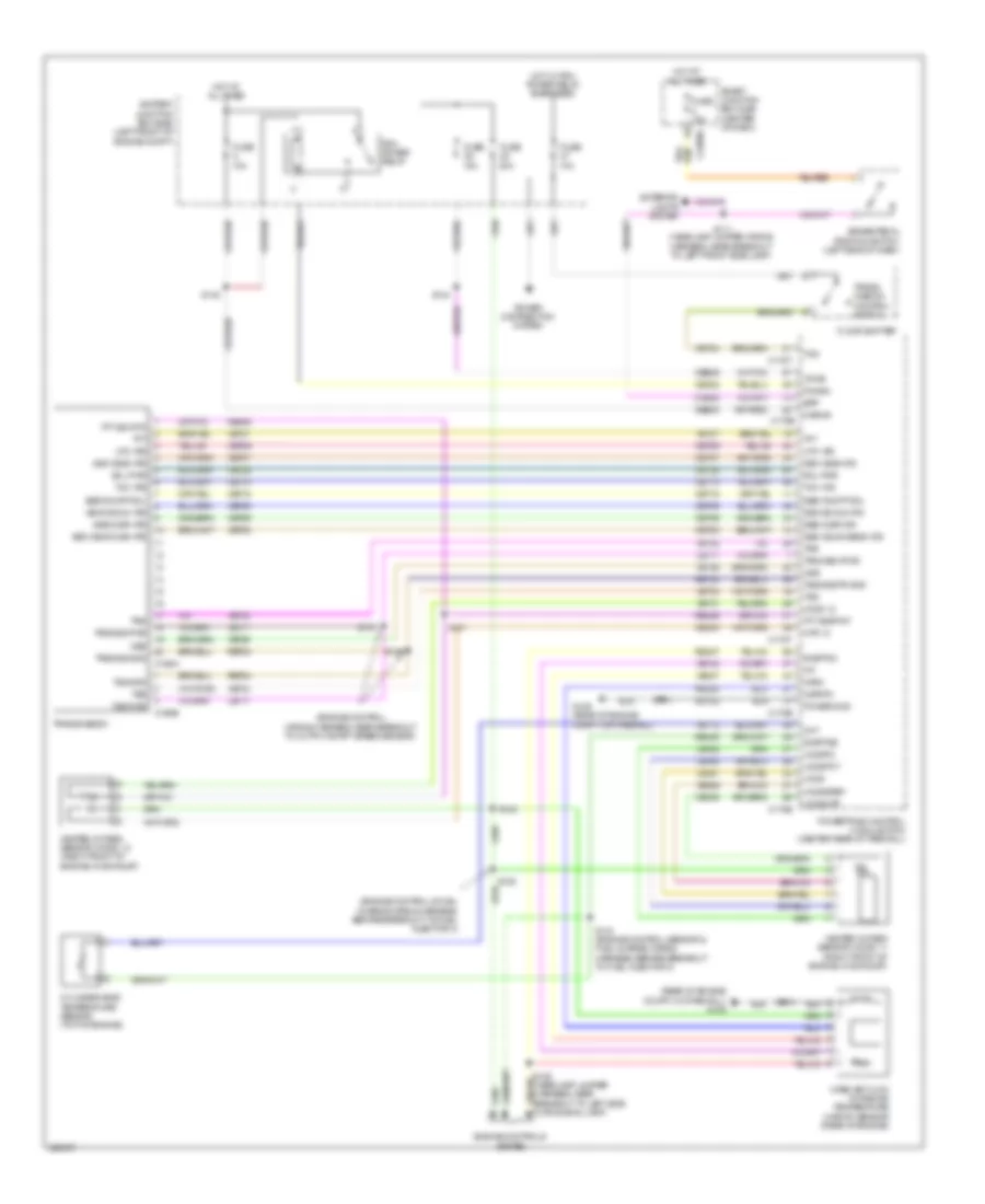 2 5L A T Wiring Diagram Except Hybrid for Mercury Mariner 2010
