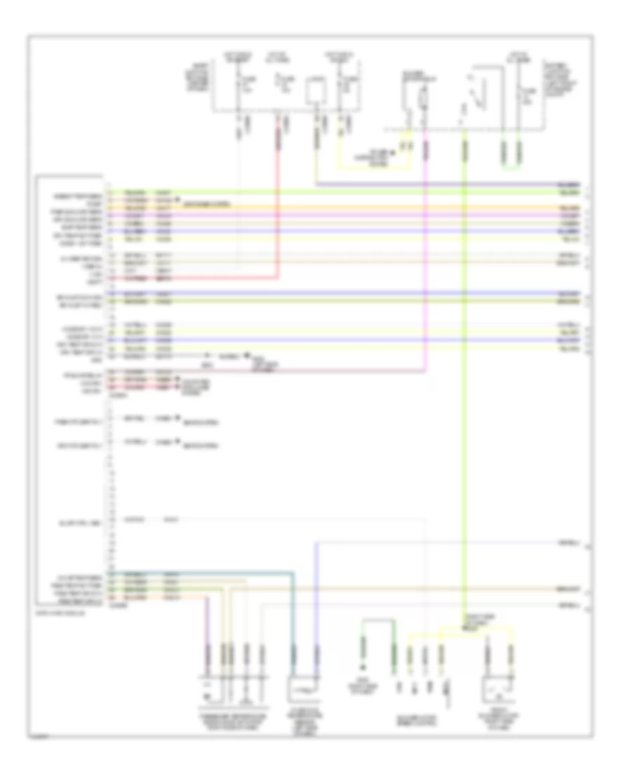 Электросхема кондиционера, Кроме Гибрида (1 из 3) для Mercury Mariner Hybrid 2010