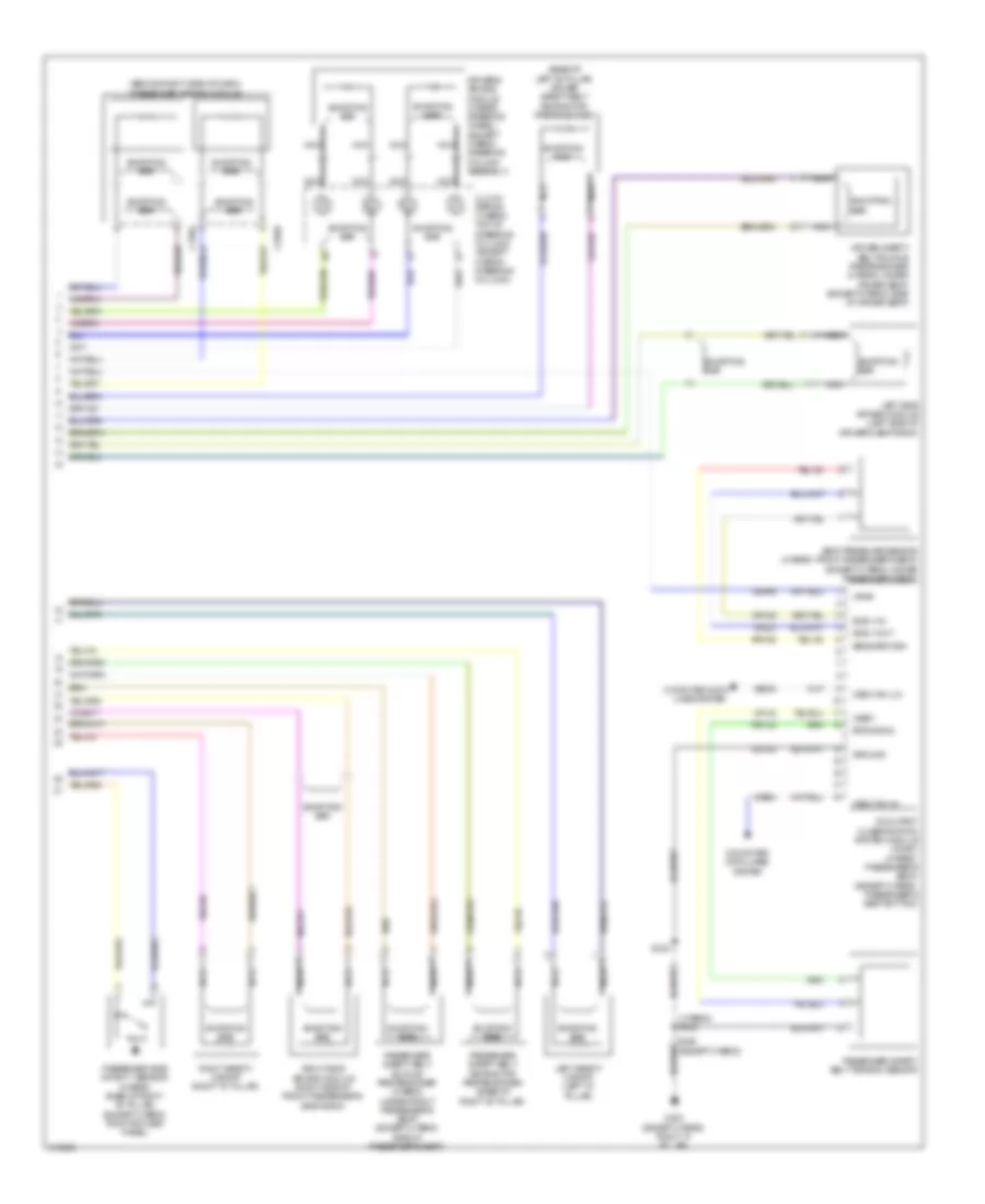 Supplemental Restraints Wiring Diagram 2 of 2 for Mercury Mariner Hybrid 2010