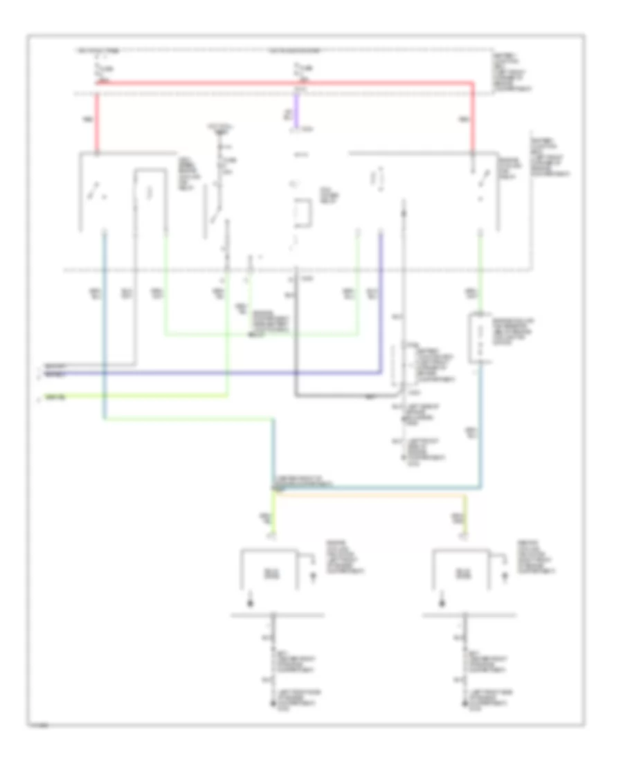 Manual A C Wiring Diagram 2 of 2 for Mercury Cougar 1999