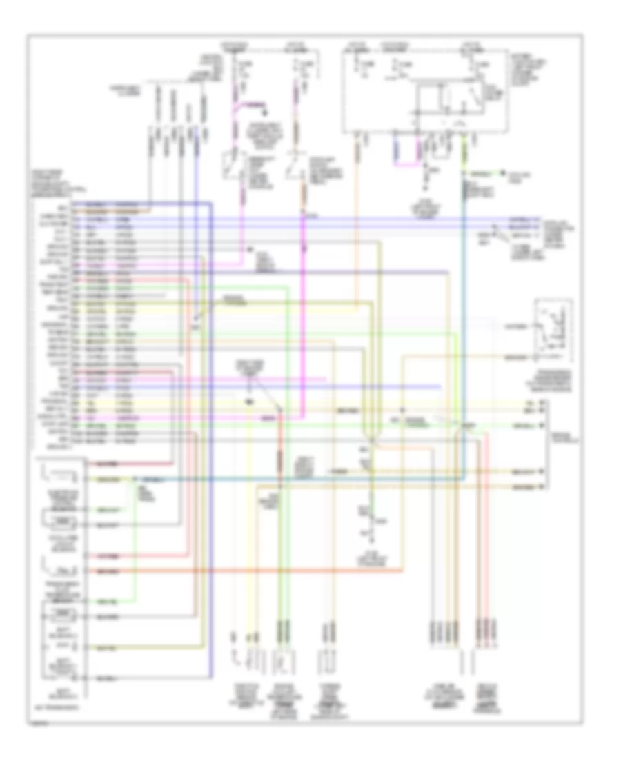 A T Wiring Diagram for Mercury Cougar 1999
