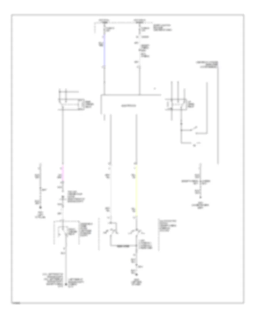 Rear WiperWasher Wiring Diagram for Mercury Mariner Premier 2010