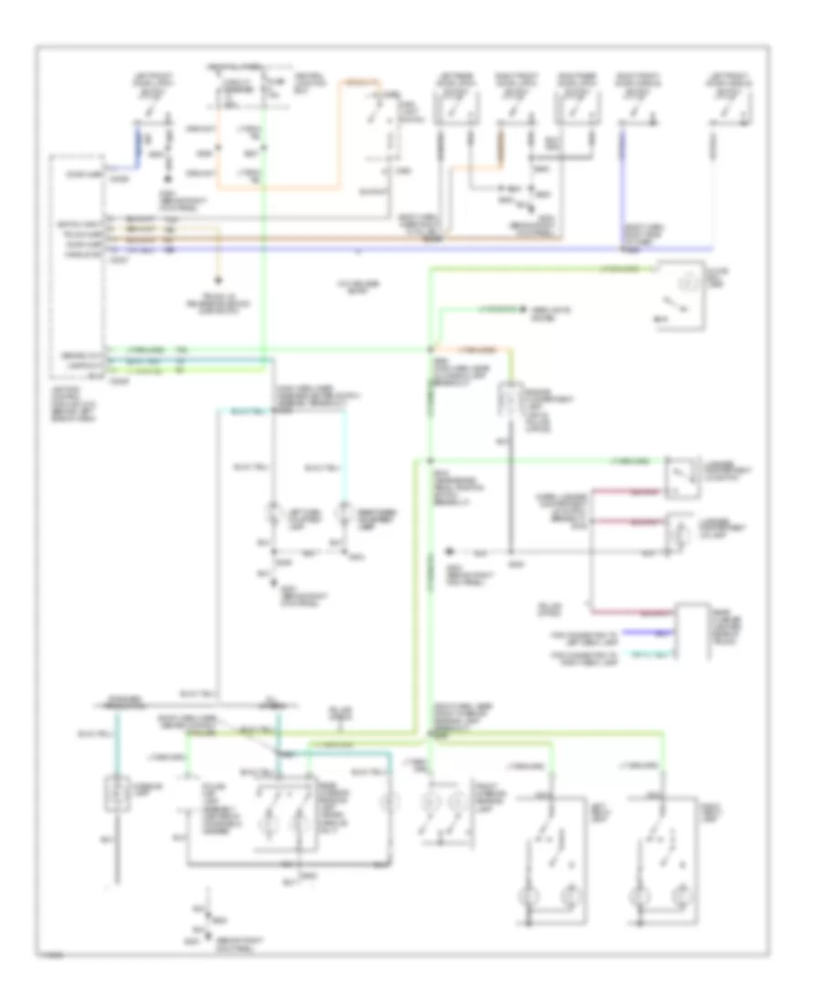 Courtesy Lamps Wiring Diagram for Mercury Grand Marquis GS 1999