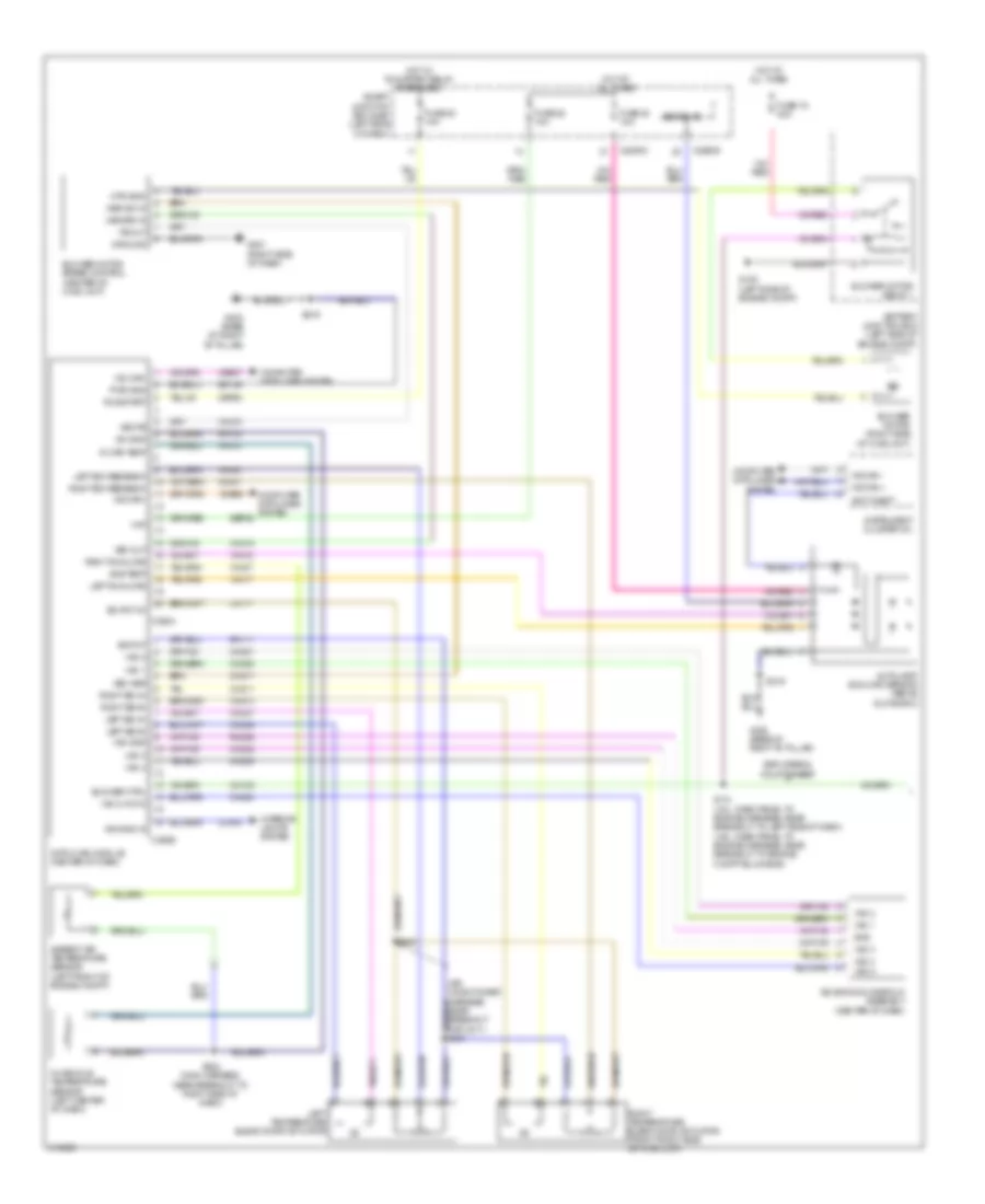 Электросхема кондиционера (1 из 2) для Mercury Mountaineer 2010