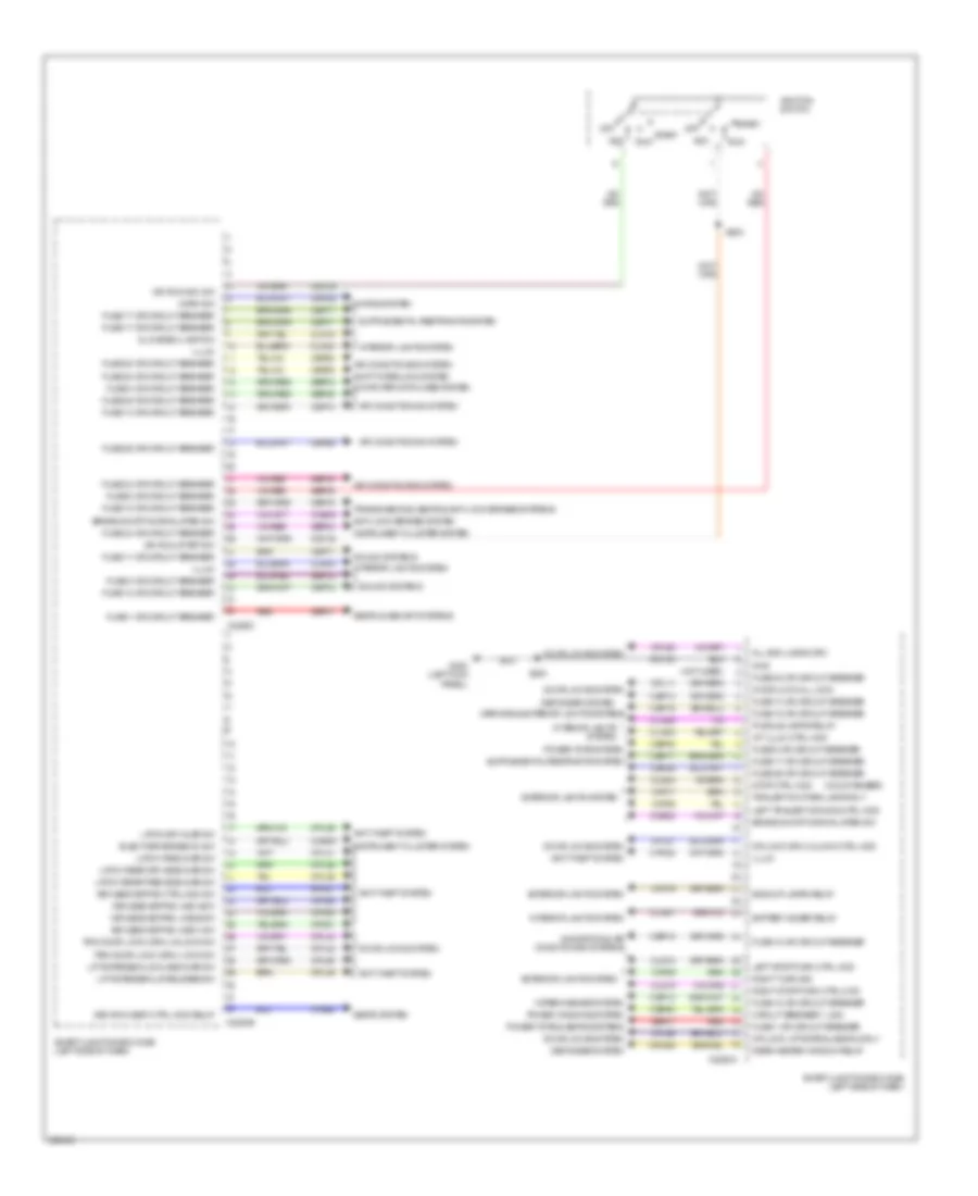 Body Control Modules Wiring Diagram 1 of 2 for Mercury Mountaineer 2010