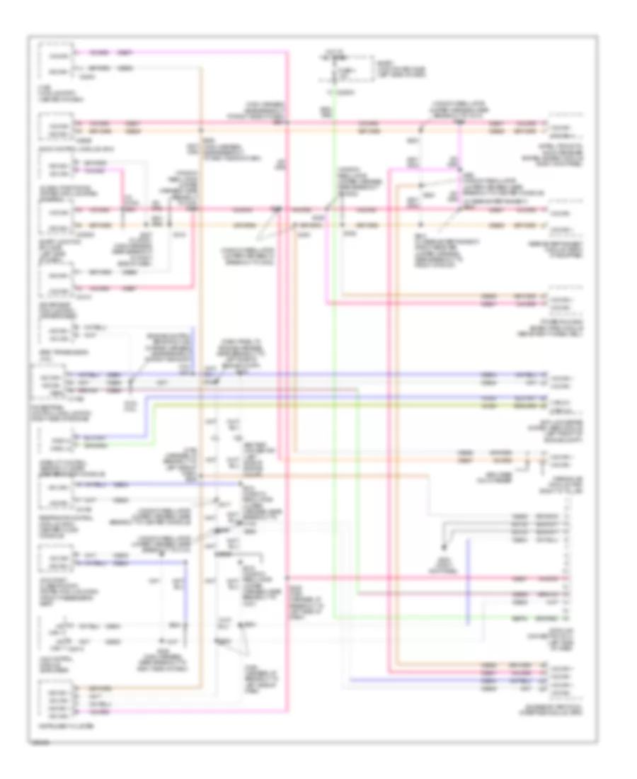 Computer Data Lines Wiring Diagram for Mercury Mountaineer 2010