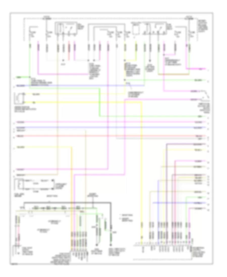 4.6L, Engine Performance Wiring Diagram (2 of 5) for Mercury Mountaineer 2010
