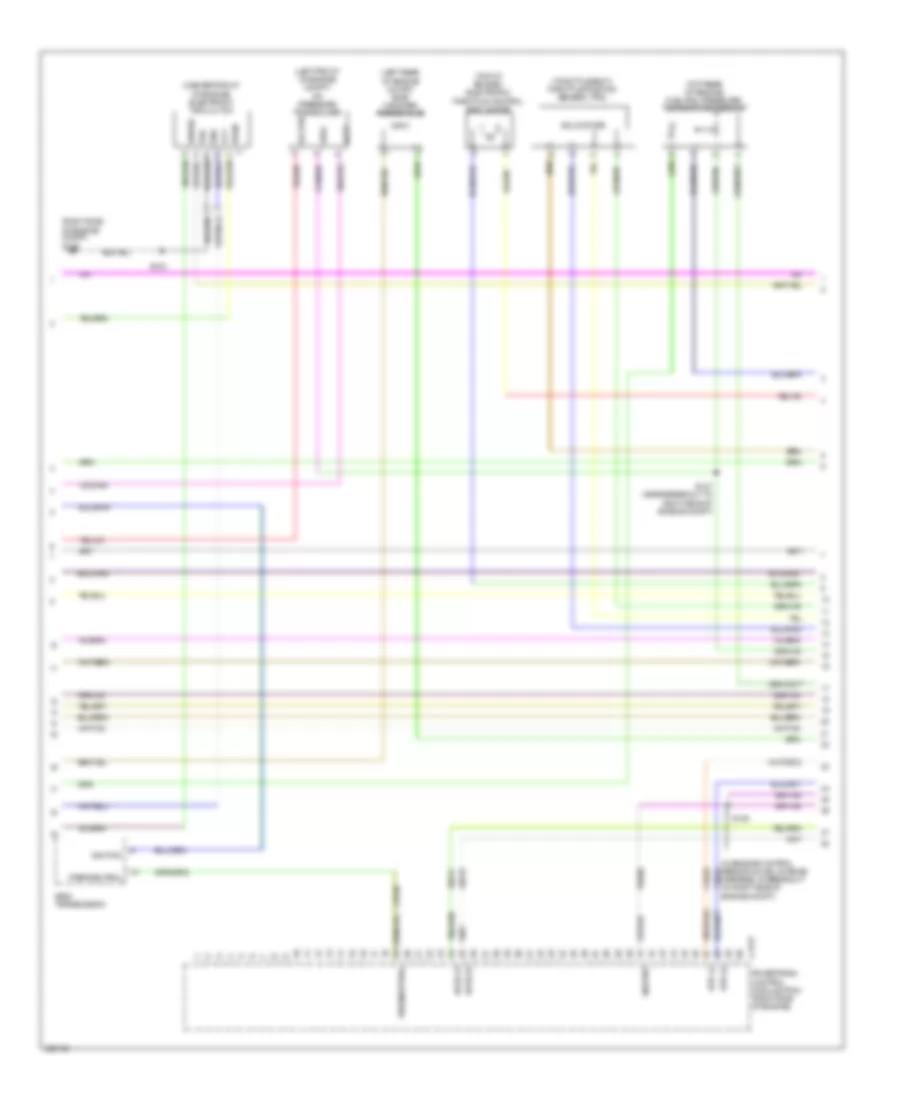 4.6L, Engine Performance Wiring Diagram (3 of 5) for Mercury Mountaineer 2010