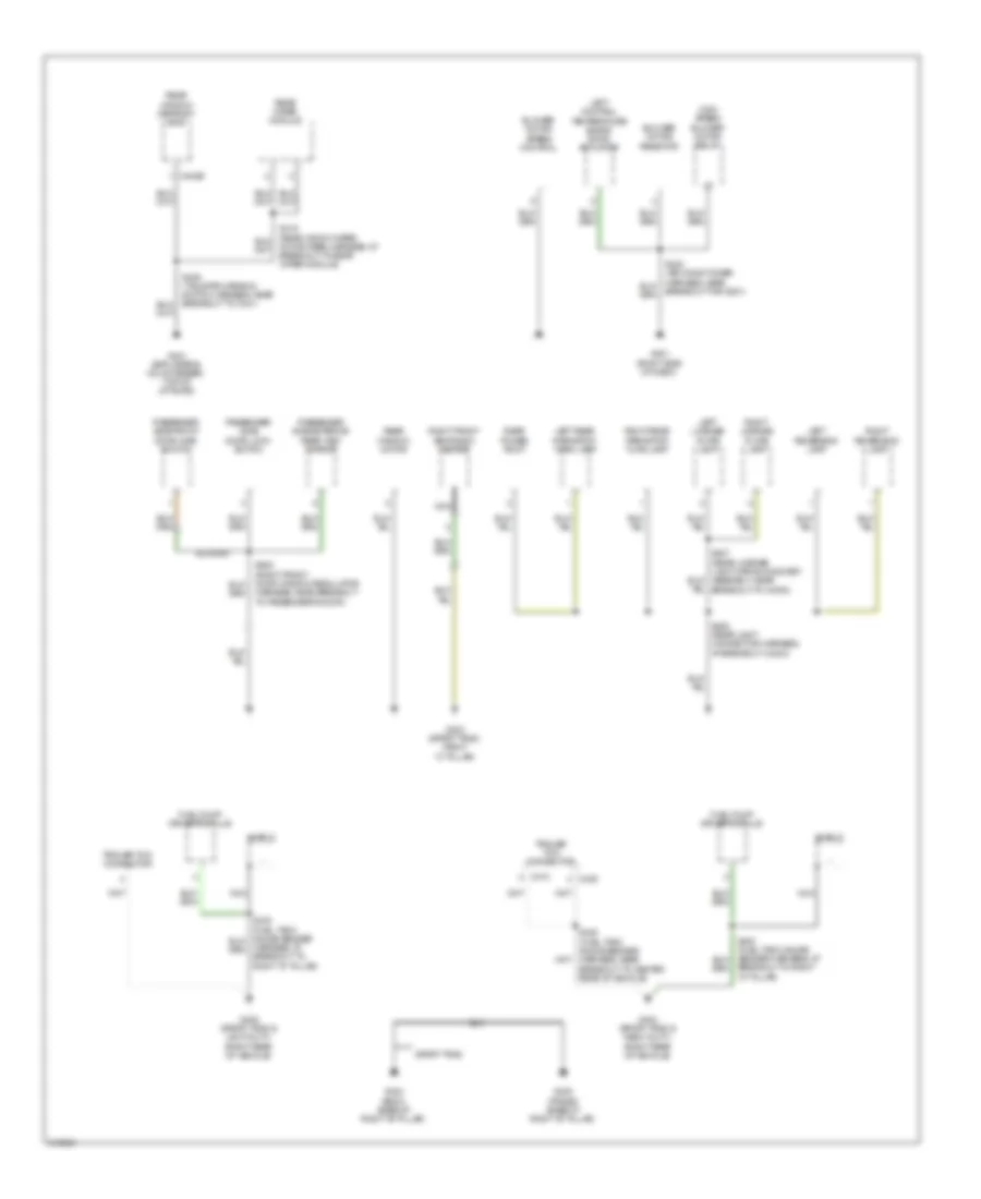 Ground Distribution Wiring Diagram 4 of 4 for Mercury Mountaineer 2010