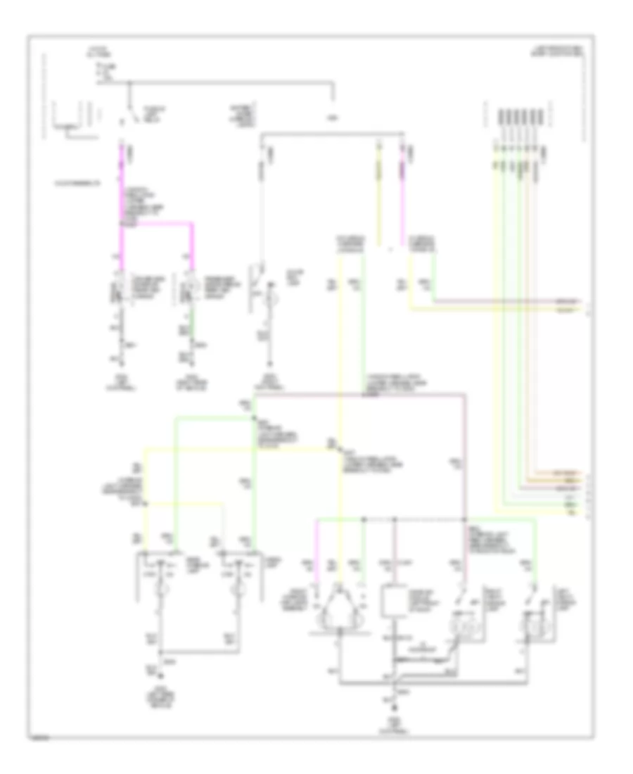 Courtesy Lamps Wiring Diagram 1 of 2 for Mercury Mountaineer 2010