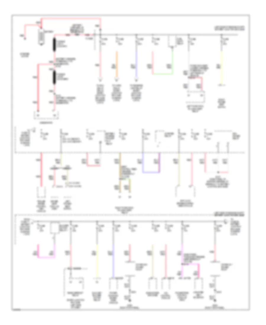 Power Distribution Wiring Diagram 1 of 6 for Mercury Mountaineer 2010