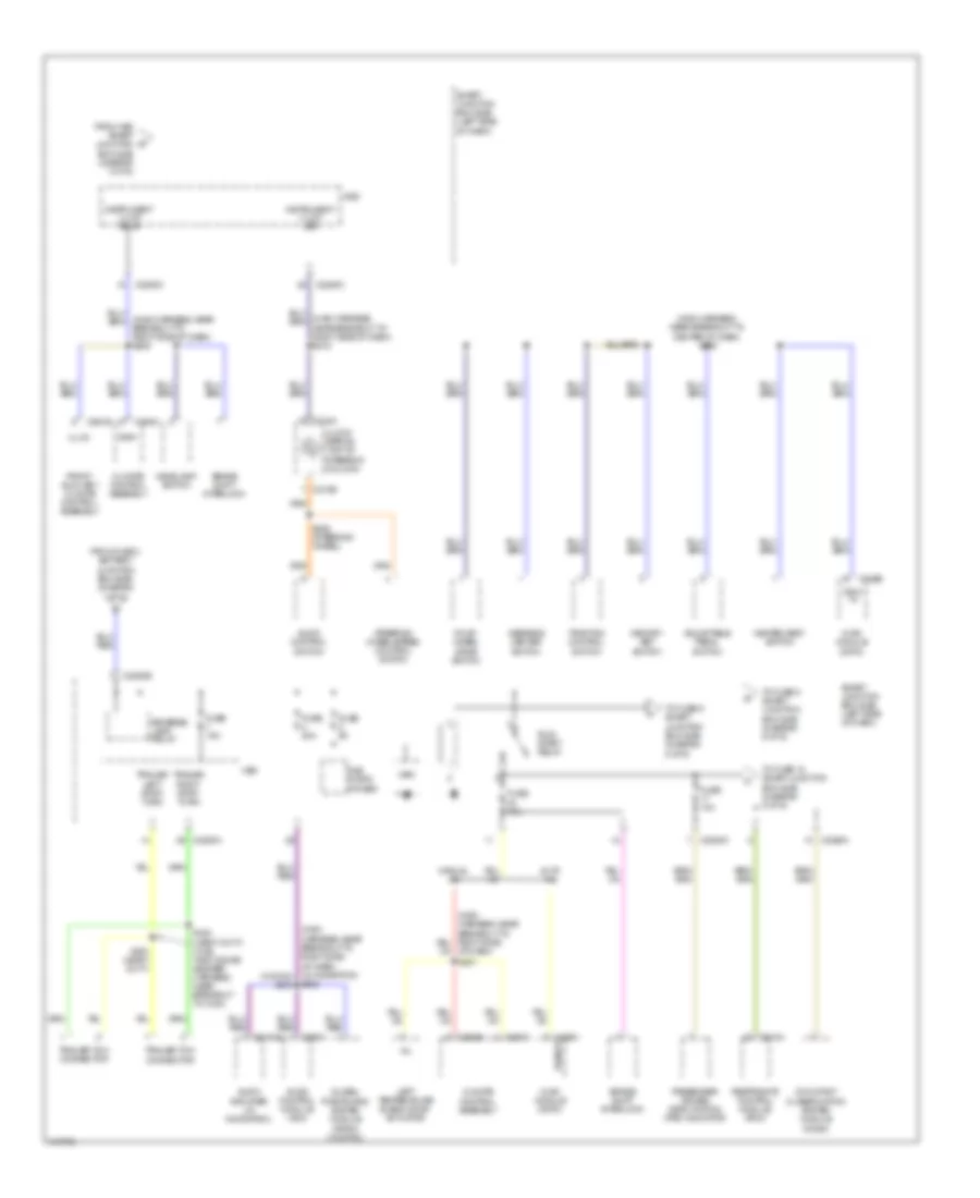 Power Distribution Wiring Diagram (4 of 6) for Mercury Mountaineer 2010