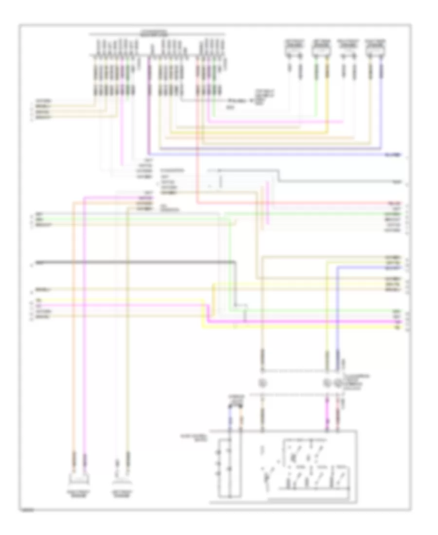 Rear Entertainment Radio Wiring Diagram 2 of 3 for Mercury Mountaineer 2010