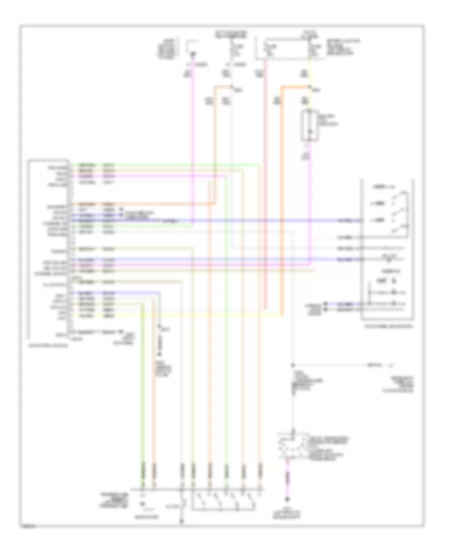4 0L 4WD Wiring Diagram for Mercury Mountaineer 2010