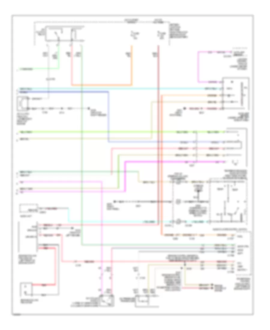 Automatic A C Wiring Diagram 2 of 2 for Mercury Grand Marquis LS 2011