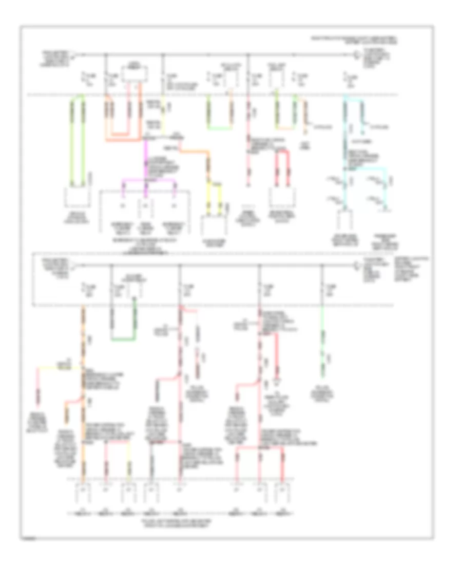 Power Distribution Wiring Diagram (3 of 5) for Mercury Grand Marquis LS 2011