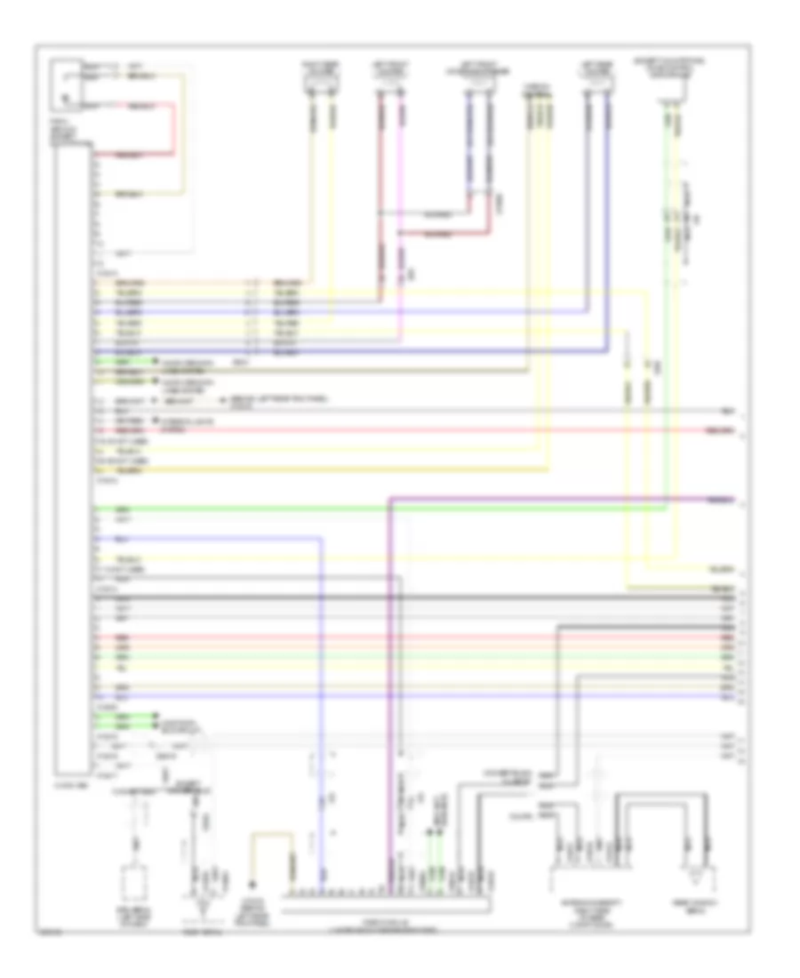 Radio Wiring Diagram, withCCC & M-ASK without Усилитель (1 из 2) для MINI Cooper S Countryman 2012